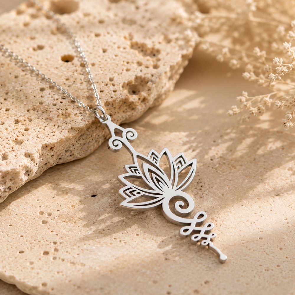 Pendentif Lotus Unalome