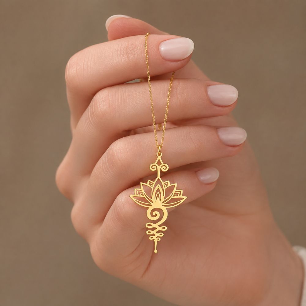 Pendentif Lotus Unalome