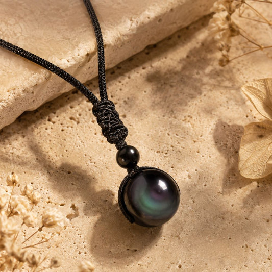 Pendentif Obsidienne Œil Céleste