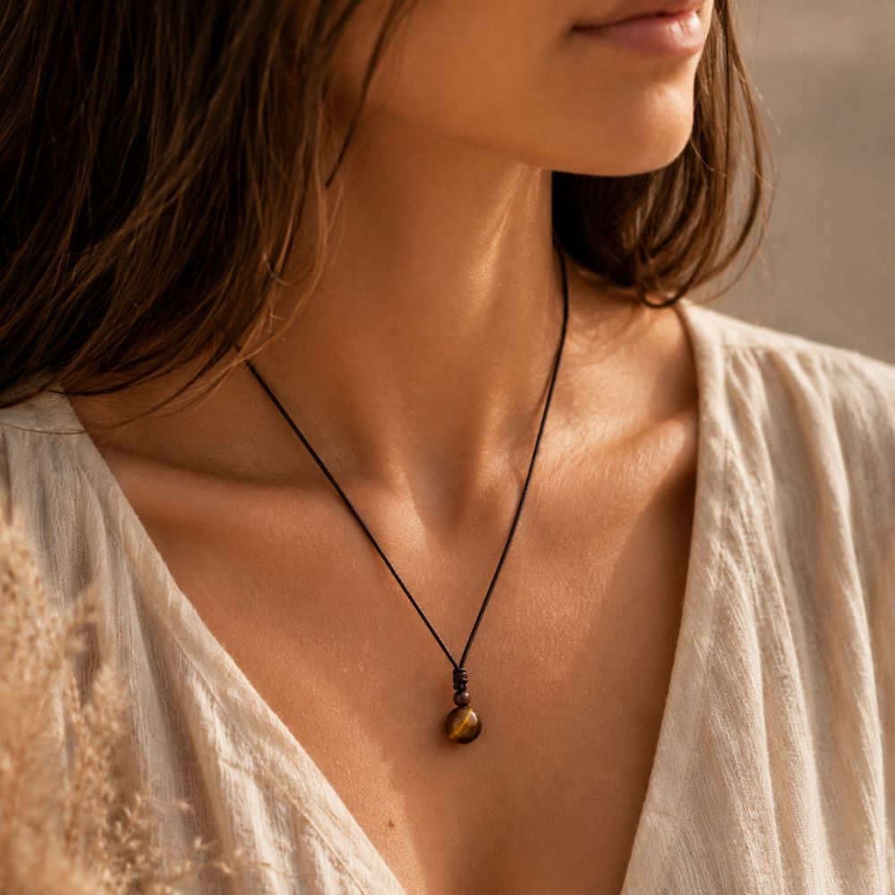 Pendentif Œil de Tigre