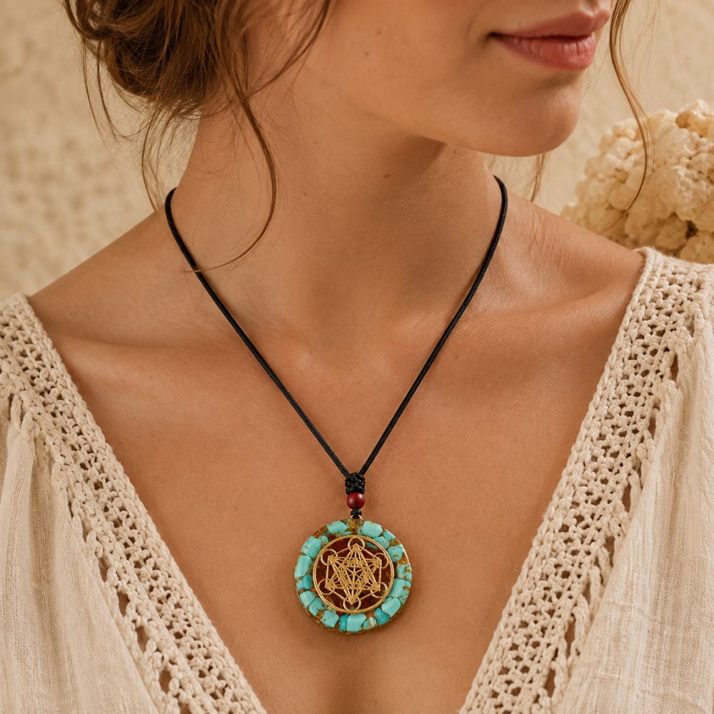 Pendentif Orgonite Métatron