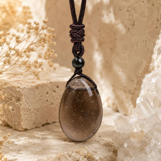 Pendentif Quartz Fumé